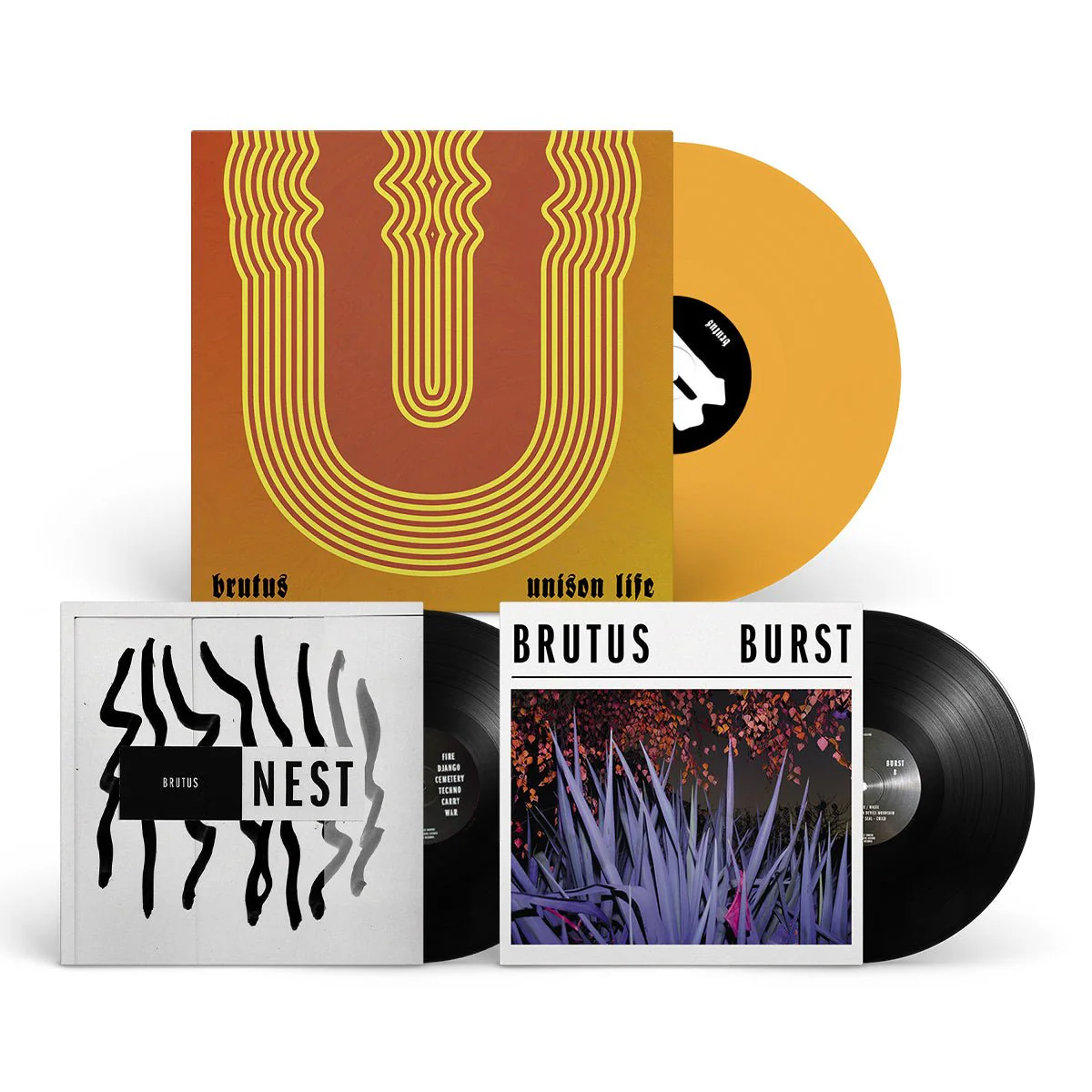 BRUTUS "Burst + Nest + Unison Life" Vinyl Bundle