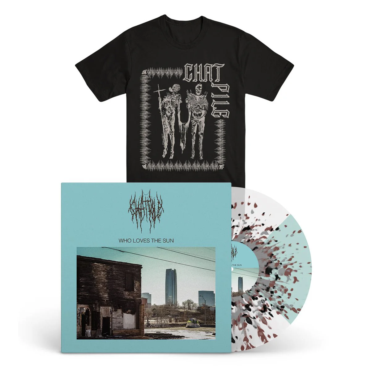 CHAT PILE "Who Loves The Sun" LP + T-Shirt Bundle