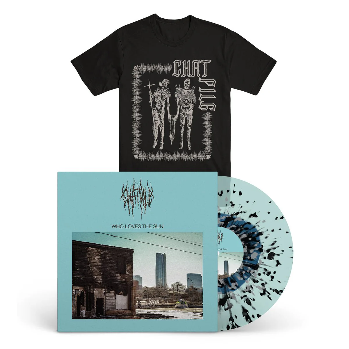 CHAT PILE "Who Loves The Sun" LP + T-Shirt Bundle - Image 2