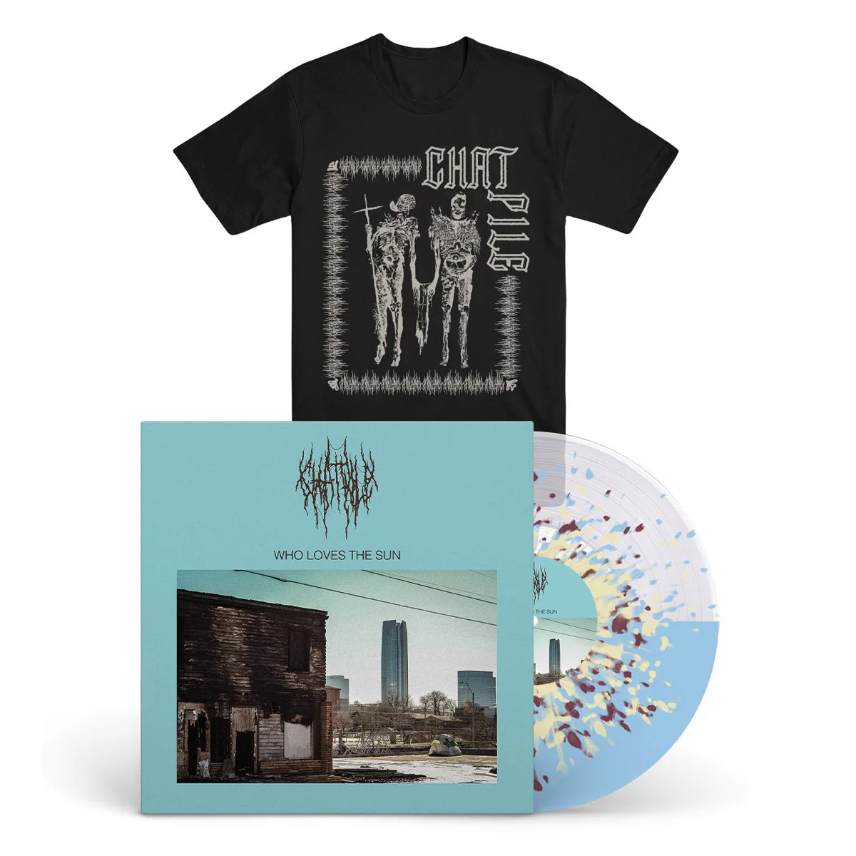 CHAT PILE "Who Loves The Sun" LP + T-Shirt Bundle - Image 3