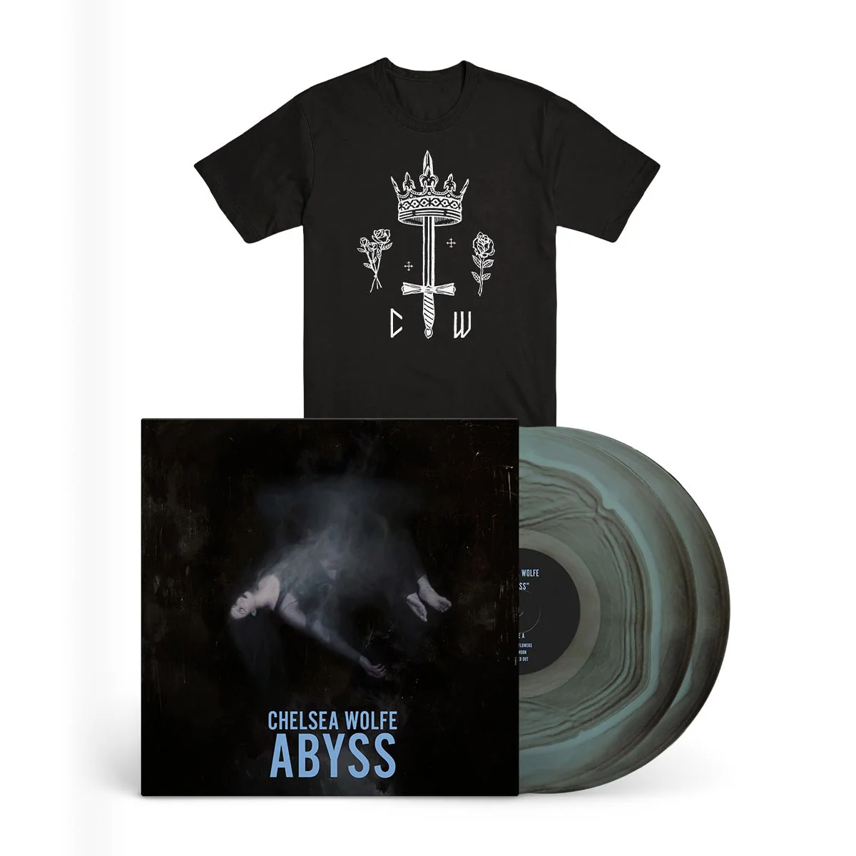 CHELSEA WOLFE "Abyss - Queen Of Swords" 2xLP + T-Shirt Bundle