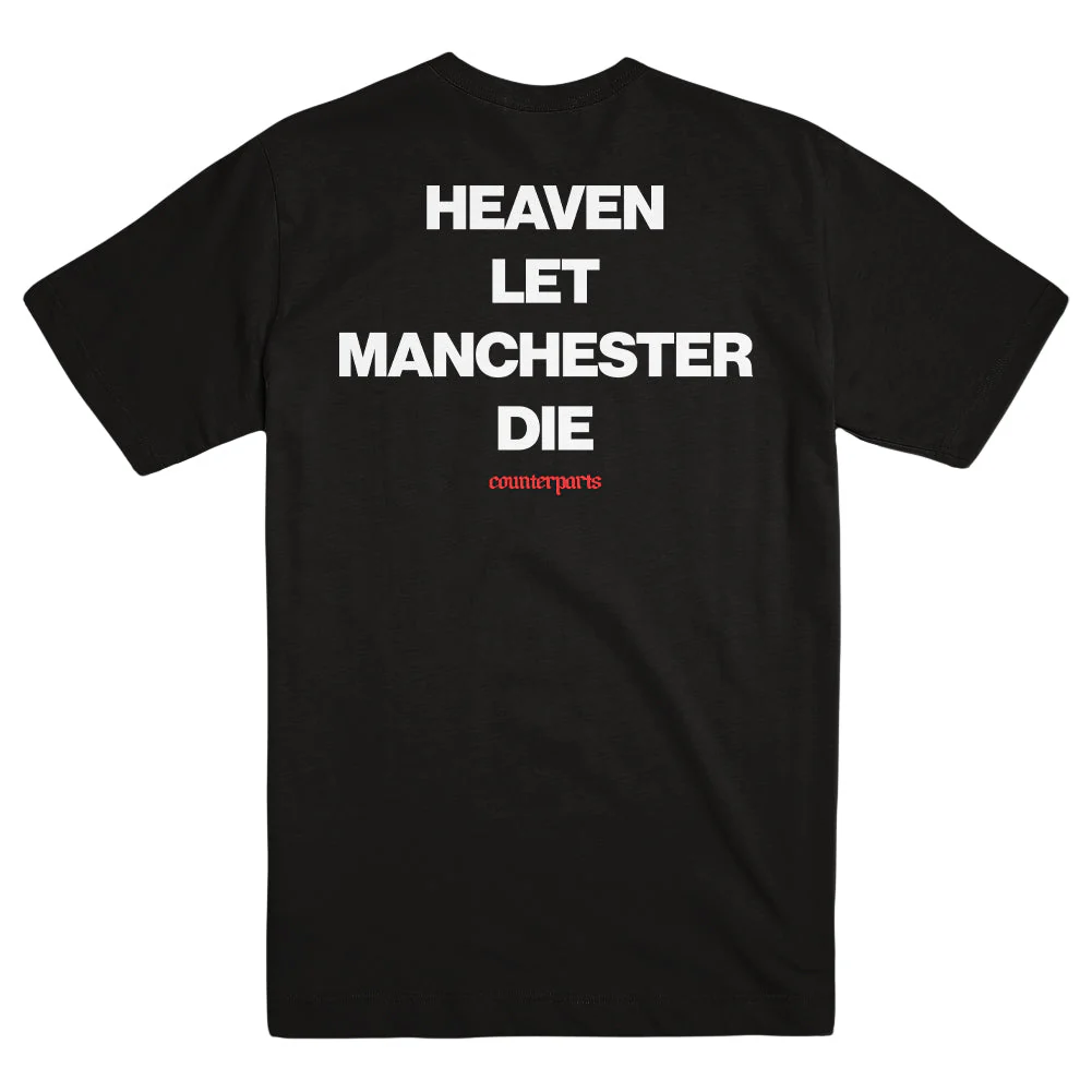 COUNTERPARTS "Heaven Let Manchester Die" T-Shirt - Image 2