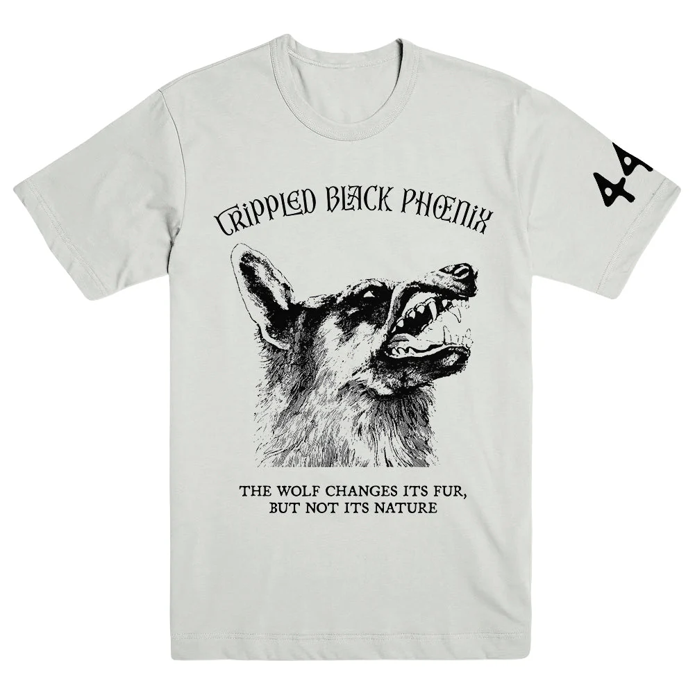 CRIPPLED BLACK PHOENIX "I, Vigilante - Off White" T-Shirt