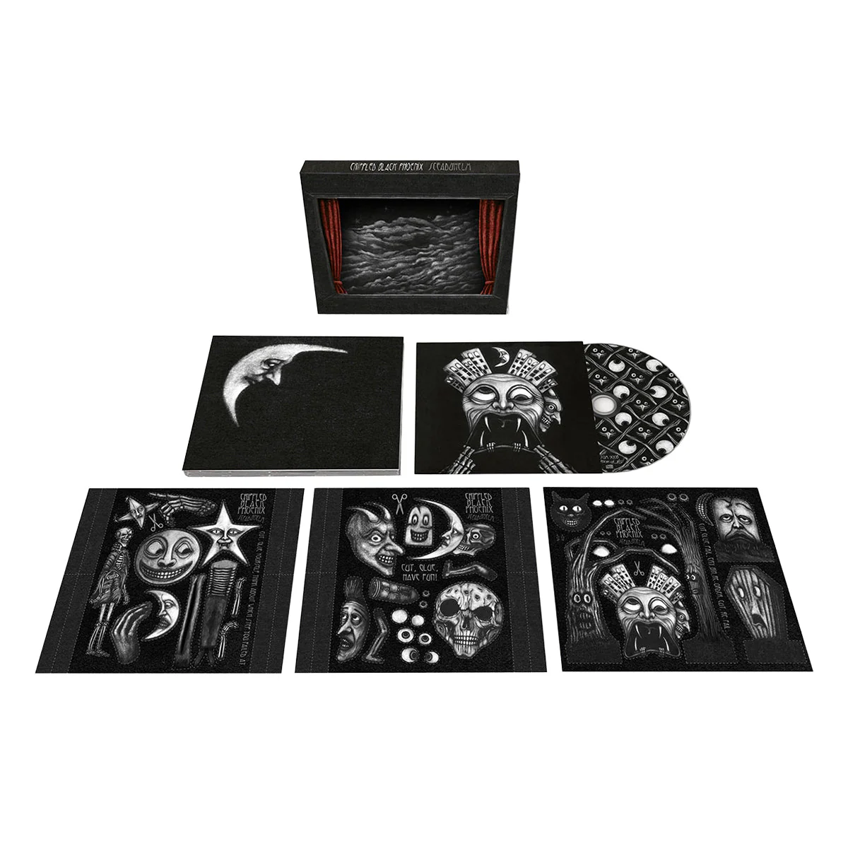 CRIPPLED BLACK PHOENIX "Sceaduhelm (Deluxe Edition)" 2xCD + T-Shirt Bundle - Image 2