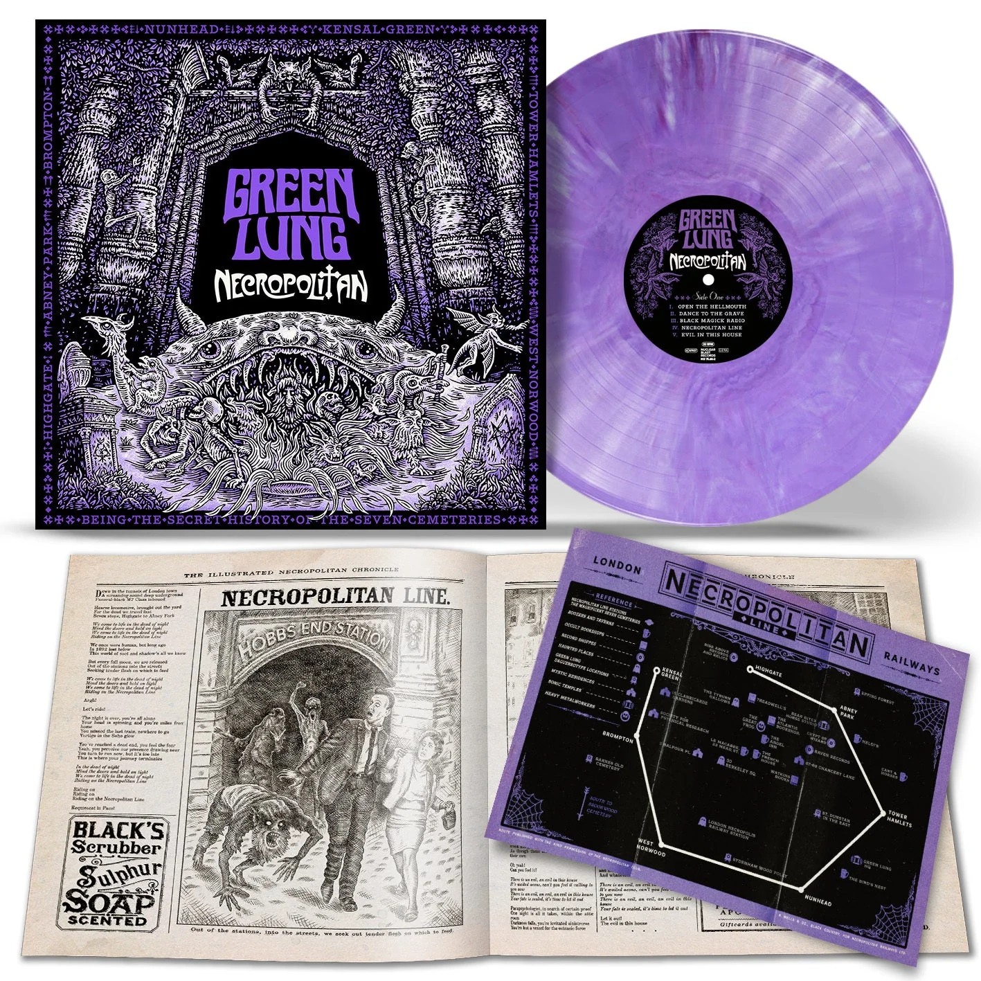 GREEN LUNG "Necropolitan" LP - Image 2
