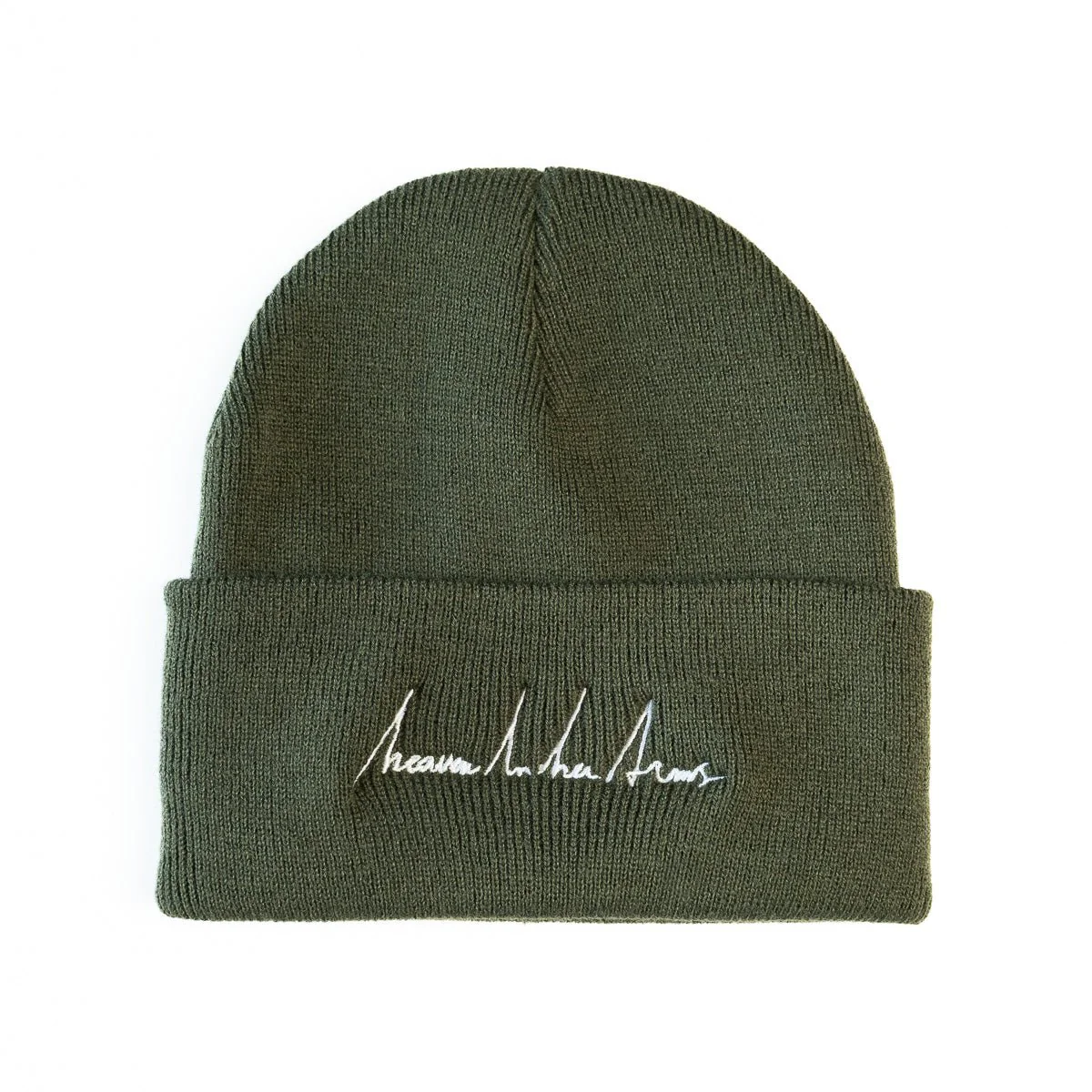 HEAVEN IN HER ARMS "Logo - Green" Beanie