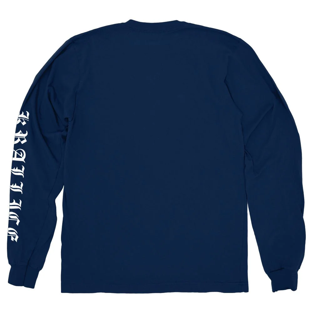 KRALLICE "Inorganic Rites - Navy" Longsleeve - Image 2