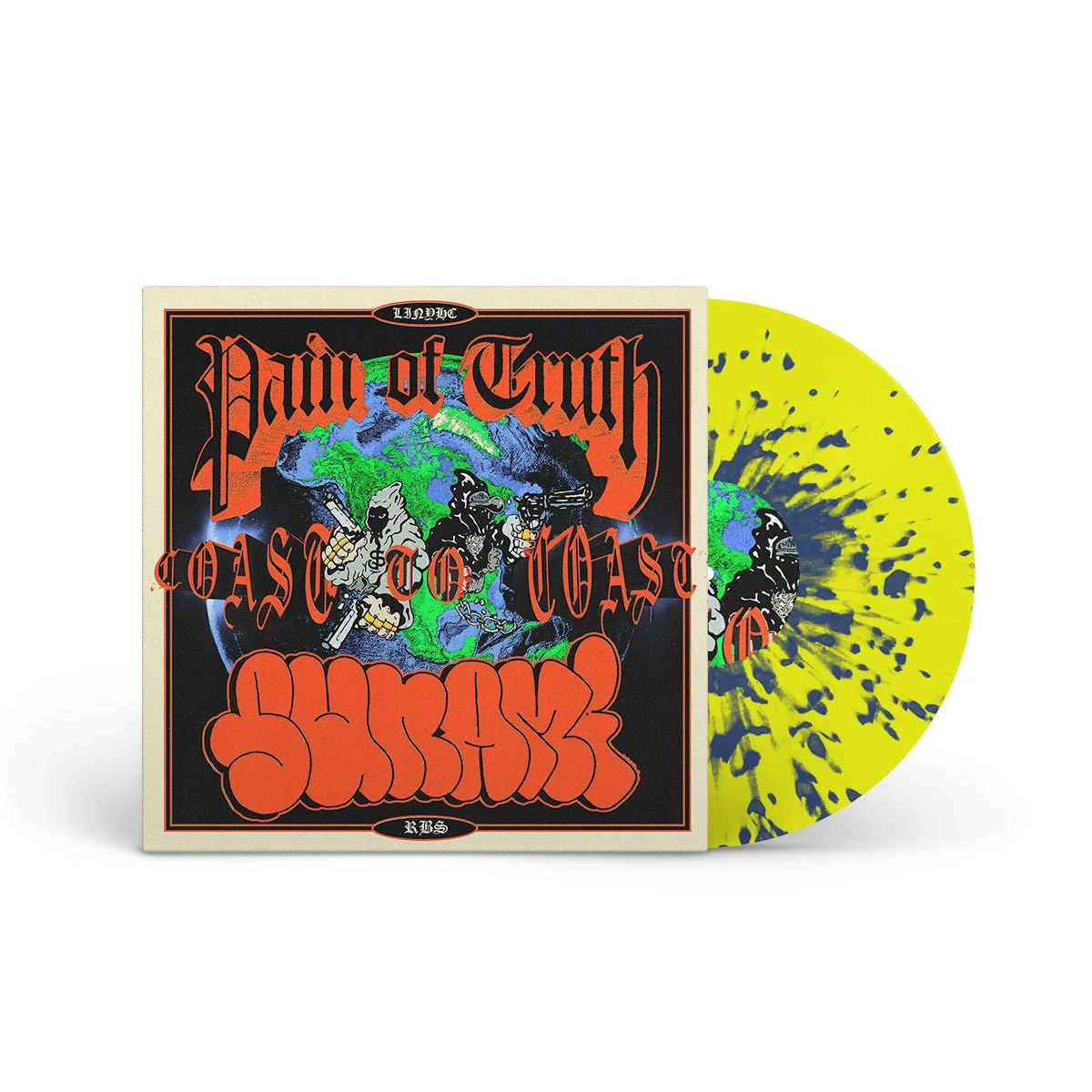 PAIN OF TRUTH / SUNAMI "Coast 2 Coast Split" 12" - Image 2