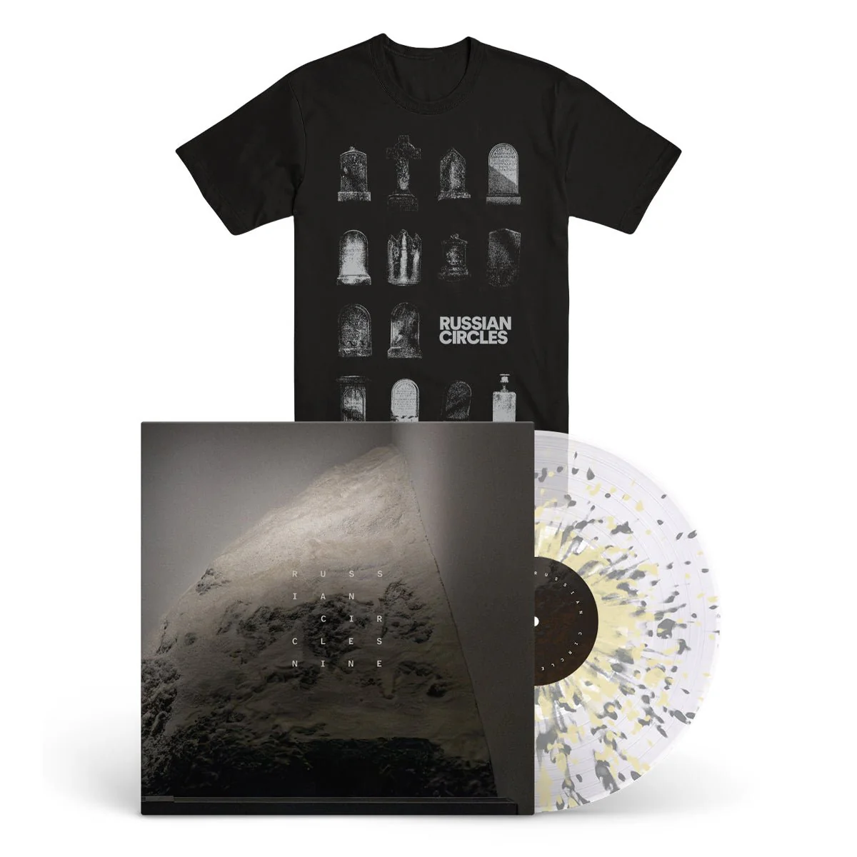 RUSSIAN CIRCLES "Nine - Tombstone" LP + T-Shirt Bundle