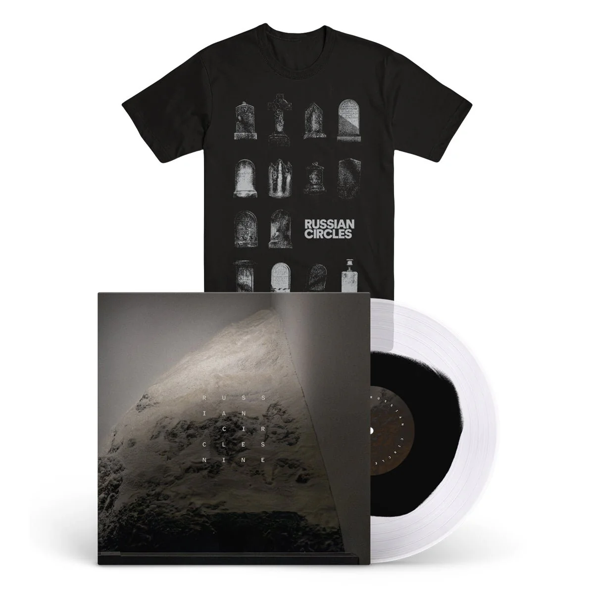 RUSSIAN CIRCLES "Nine - Tombstone" LP + T-Shirt Bundle - Image 2
