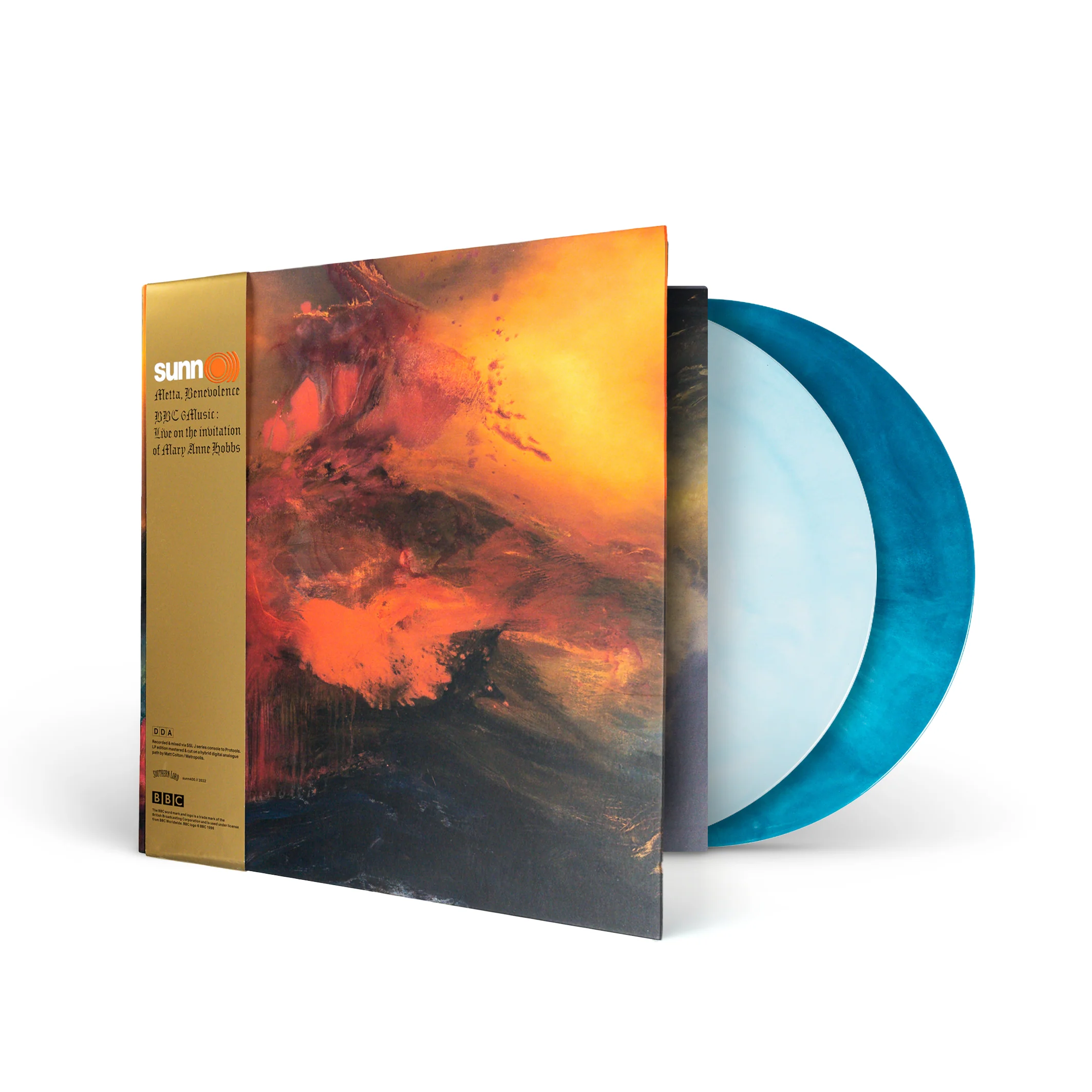 SUNN O))) "Metta, Benevolence BBC6 Live: On The Invitation Of Mary Anne Hobbs" 2xLP - Image 2