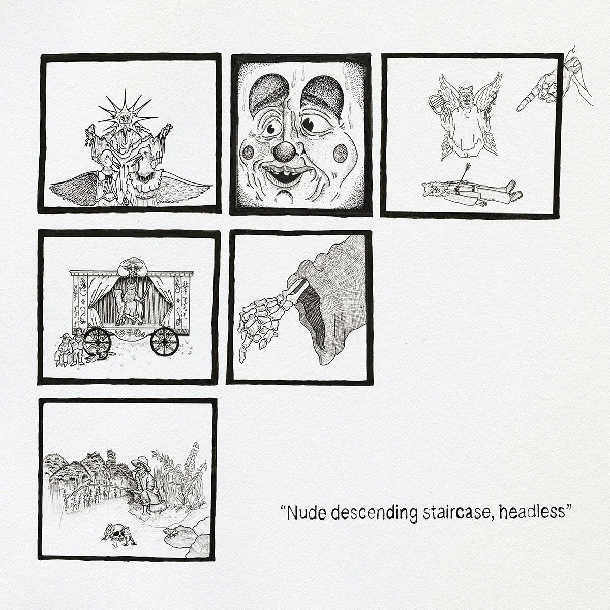 TEEN SUICIDE "Nude Descending Staircase Headless" LP