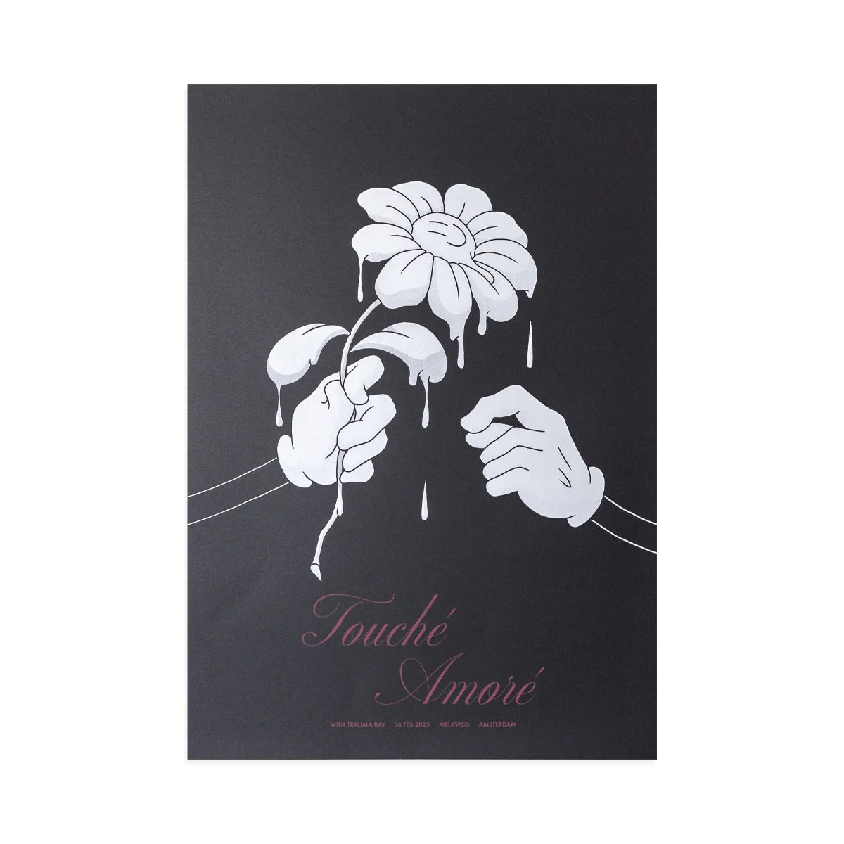 TOUCHE AMORE "Amsterdam 2025" Screenprinted Poster