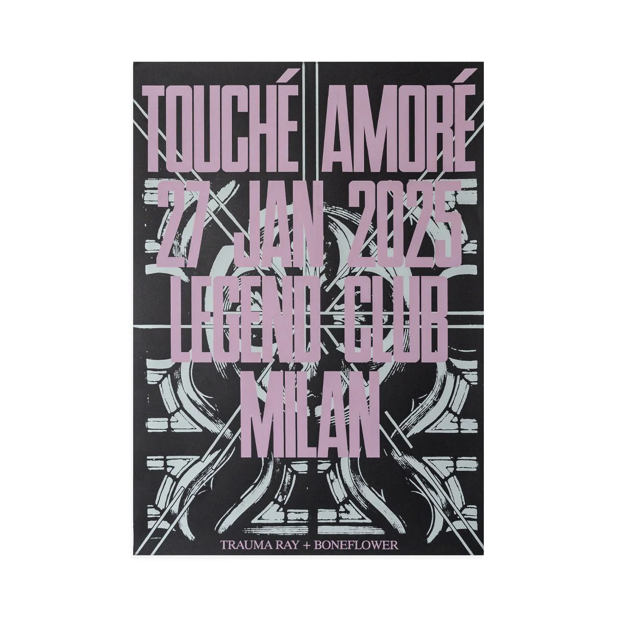 TOUCHE AMORE "Milan 2025" Screenprinted Poster